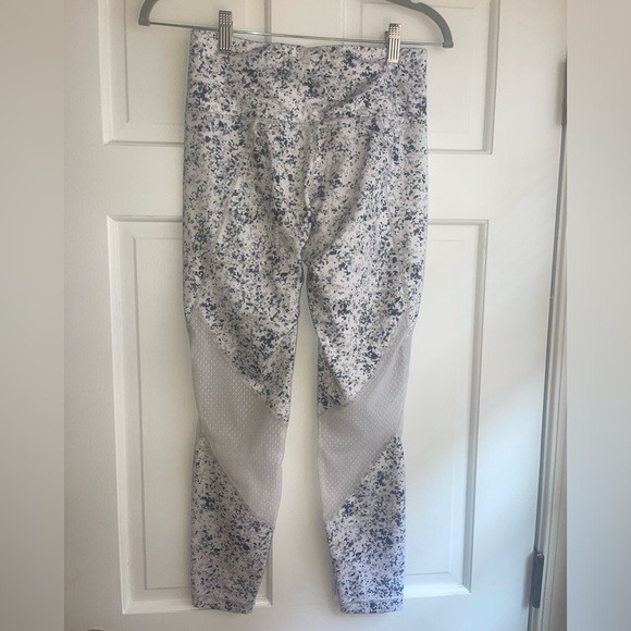 Athleta leggings, size small, white/black/grey pattern - Picture 2 of 2